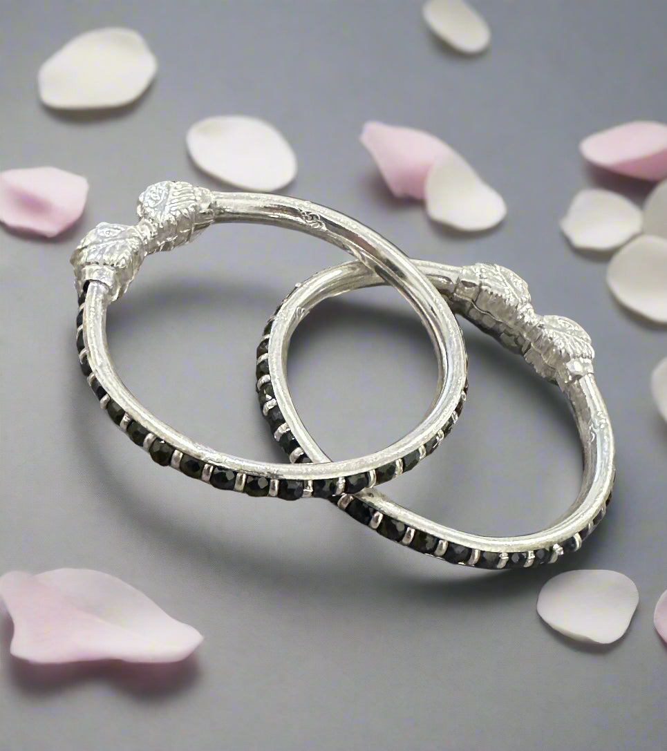 Baby Silver Nazariya Shagle Bangles SBS02