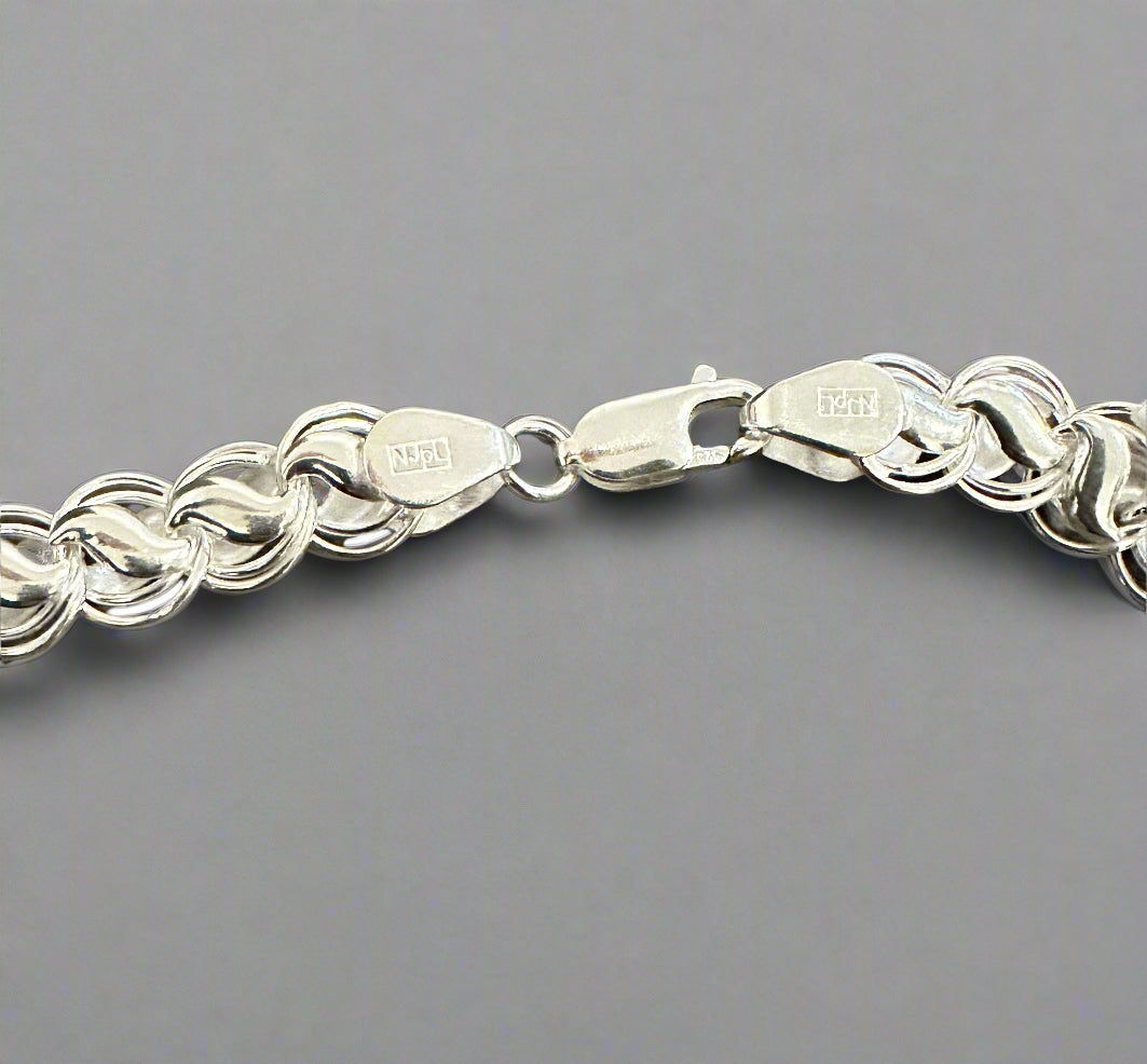 Men's 20" Silver Lotus Chain SMC03