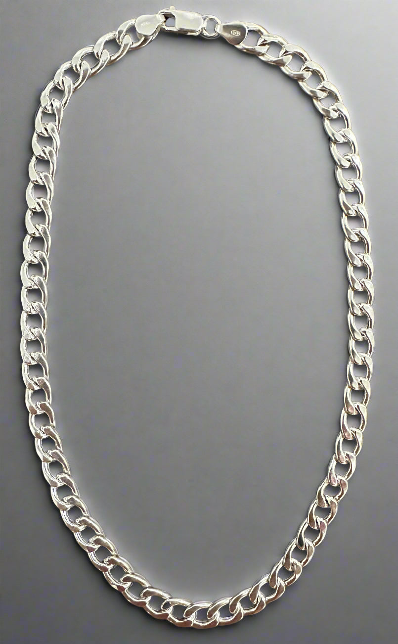 Boy's 16" Silver Hollow Chain SBC01